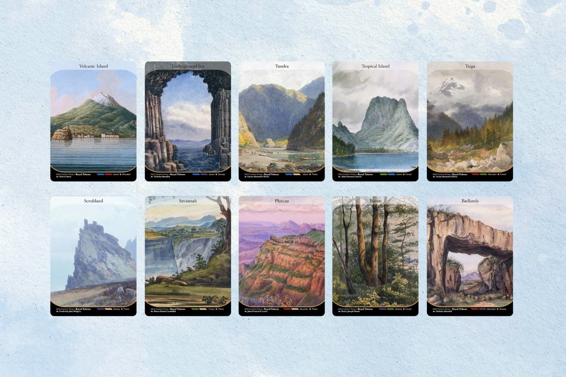 Underground sea 、TropicalIsland、Bayou